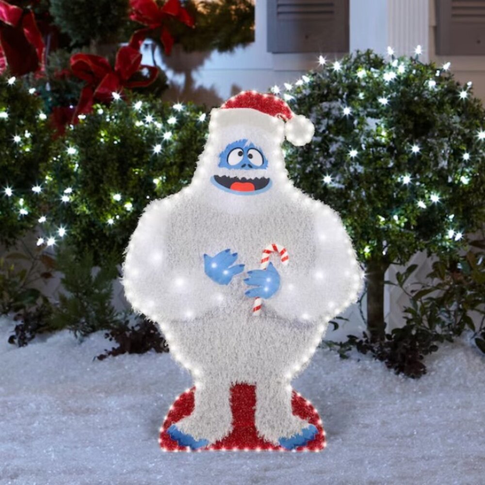 3.3 Ft Lighted BUMBLE Abominable Snowman Christmas Decor Flat-tastic Collapsible